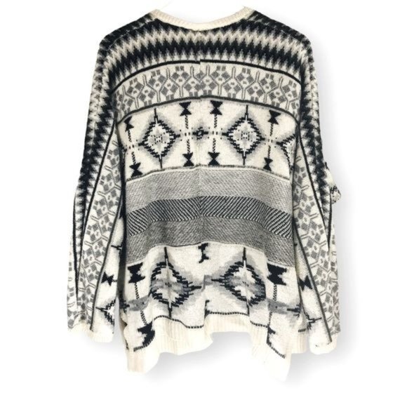 AEROPOSTALE Boho Open Front Knit Southwestern Cardigan Sweater Size XL - Picture 2 of 9